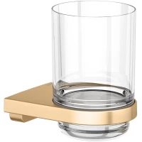 Стакан для зубных щеток KEUCO Collection Moll 12750259000 настенный, латунь матовая