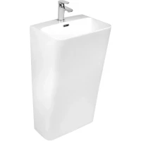 Раковина WeltWasser Leerbach 4438 GL-WT 10000005488 46x34 см, напольная, белый