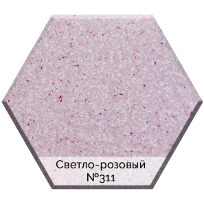 Изображение товара кухонная мойка aquagranitex светло-розовый m-08(311)