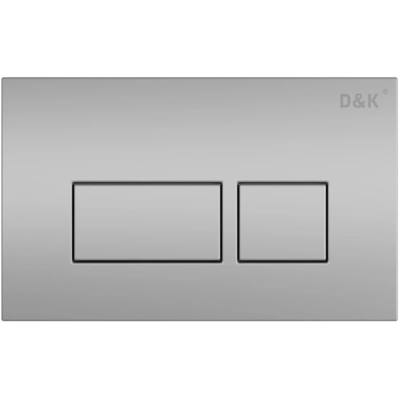 Смывная клавиша D&K Berlin матовый хром DB1439002