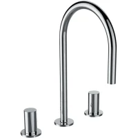 Смеситель для раковины Laufen Kartell by Laufen 3.1233.3.004.220.1 без донного клапана, хром