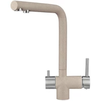 Смеситель для кухни с подключением к фильтру Granula 2305, ПЕСОК