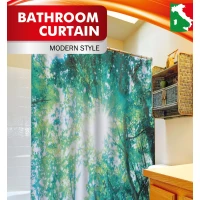 Штора для ванной комнаты Fora Берёзовая роща PH49