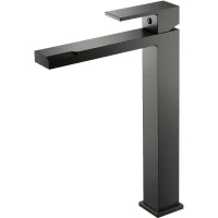 Смеситель для раковины Knotlor Stable KN-24/GM вороненая сталь