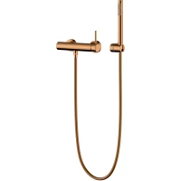 Смеситель для душа Knotlor Eclipse SS-22/RB с душевым гарнитуром, бронза матовая