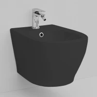 Биде подвесное Artceram Ten TEB004 17 00 черный матовый