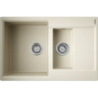 Кухонная мойка Omoikiri Tetogranit Daisen 78-2T-BE 4993529 78x51 см, ваниль