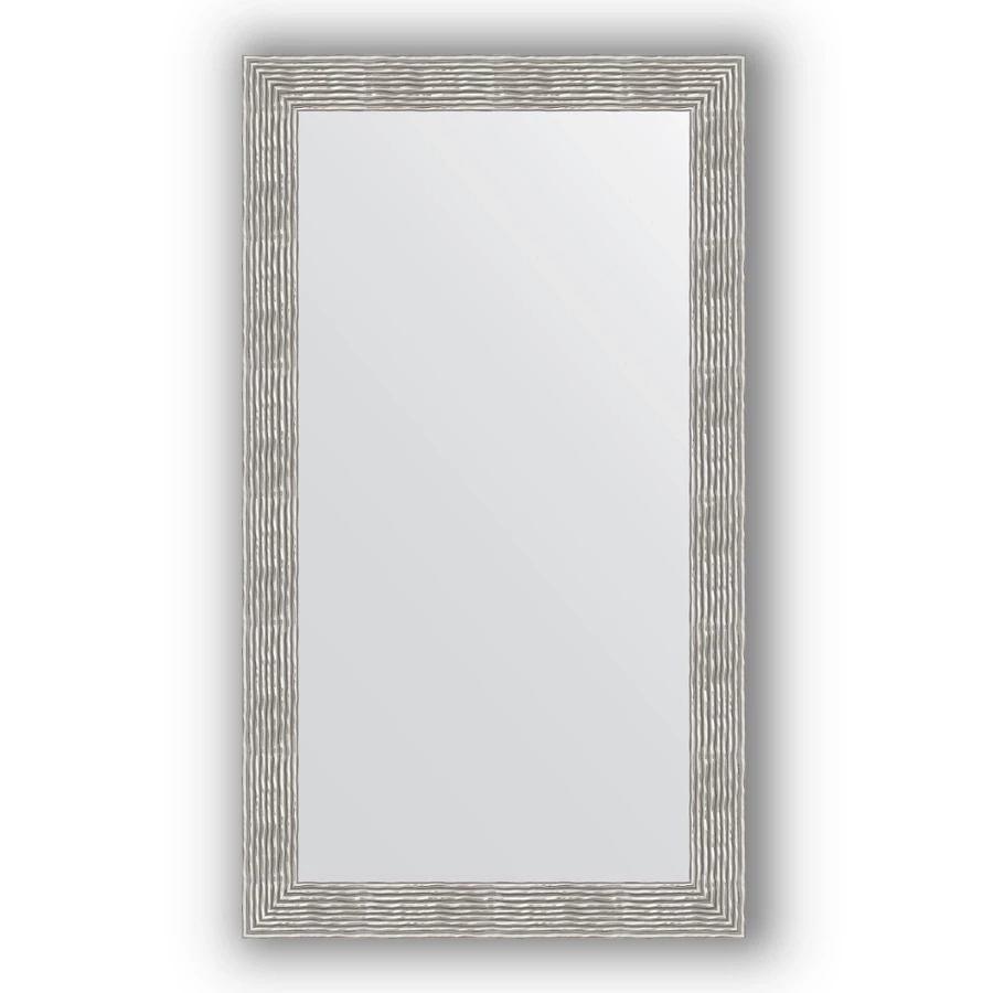 Зеркало 80x140 см волна хром Evoform Definite BY 3313 зеркало шкаф style line панда волна 60 с подсветкой белый 4650134470383