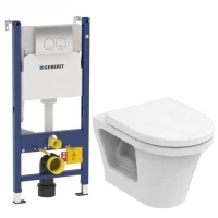 Комплект подвесной унитаз Toto CF CW132Y#NW1 + VC130 + система инсталляции Geberit 458.124.21.1