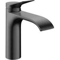 Смеситель для раковины Hansgrohe Vivenis 75024340 CoolStart, без донного клапана, черный хром матовый