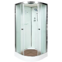 Душевая кабина 90x90x220 см Deto D09SEL матовое