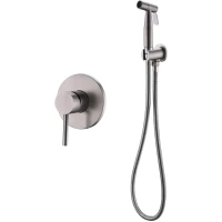 Гигиенический душ BelBagno Etna ETNA-SET-HGN-IN со смесителем, сатин