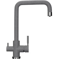 Смеситель для кухни с подключением к фильтру Ulgran графит U-019-342