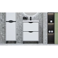 Тумба белый/графит 59,3 см Velvex Rigli tnRIG.60.2Y-21.631.231