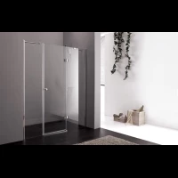 Душевая дверь распашная Cezares Verona 140 см текстурное стекло VERONA-W-B-13-40+60/40-P-Cr-R