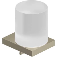 Дозатор для жидкого мыла Kludi Vela C 31976N5 150 мл, настенный, никель матовый