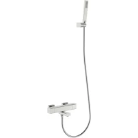 Термостат для ванны BelBagno Kraft KRAFT-VASM-T-IN с душевым гарнитуром, сатин