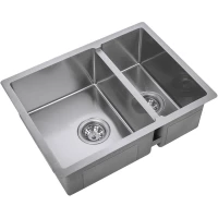 Кухонная мойка Zorg R 58-2-44 58x44 см, нержавеющая сталь 