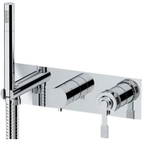 Смеситель для ванны Remer Atelier AL97D2 встраиваемый, с душевым гарнитуром, хром