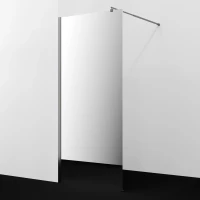 Душевая перегородка WasserKRAFT Rur 30W44GR-MR 100 см, профиль графит, стекло зеркальное
