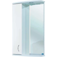 Зеркальный шкаф 50x72 см белый глянец L Bellezza Астра 4614906002011