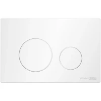 Кнопка смыва WasserKRAFT WH02 для инсталляции, белый