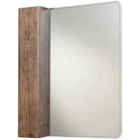 Зеркальный шкаф 60x80 см орех L Bellezza Олимпия 4619309002439