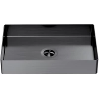 Раковина-чаша Feramolli Sole S402GB 55x35,2 см, накладная, графит матовый