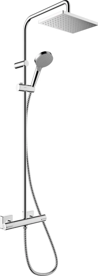Душевая система Hansgrohe Vernis Shape Showerpipe 230 26286000 душевая система hansgrohe vernis shape showerpipe 230 26284000