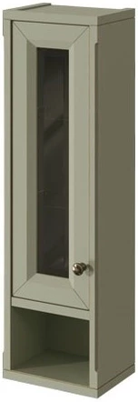 Шкаф одностворчатый фисташковый матовый L Caprigo Jardin 10490L-B059