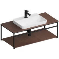 Консоль для раковины черный матовый Kerama Marazzi Plaza Next PL.N.100.02\BLK.M