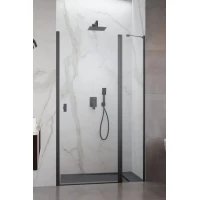 Душевая дверь Radaway Nes Brushed GunMetal DWJ II 100 Right 10036100-92-01R 100 см R, профиль оружейная сталь матовый, стекло прозрачное