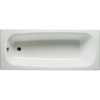Ванна чугунная Roca Continental 21291200R 160x70 см, с антискользящим покрытием, белый