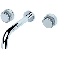 Смеситель для раковины Boheme Aura 152-2-CR-A встраиваемый, хром