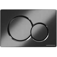 Кнопка смыва Ceramicanova Balance Sphere CN12-003GG для инсталляции, вороненая сталь