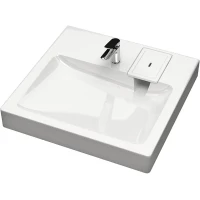 Раковина Reflexion Kappa RX6060KA 60x58,3 см, над стиральной машиной, с кронштейнами, белый