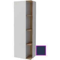 Пенал Jacob Delafon Terrace EB1179G-G98 подвесной L, темно-синий глянец