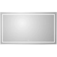 Зеркало BelBagno Kraft SPC-KRAFT-1400-800-LED-TCH-WARM 140x80 см, с LED-подсветкой, сенсорным выключателем, антизапотеванием, алюминий