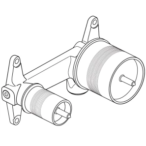 Изображение товара встраиваемый комплект для смесителя для раковины ideal standard melange a5948nu