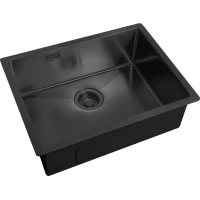 Кухонная мойка Zorg ZL R 580440 GRAFIT 58x44 см, графит