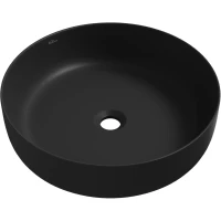 Раковина-чаша Wellsee Belle Spa 3.0 335905000 45x45 см, накладная, черный матовый