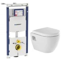 Комплект подвесной унитаз Sanindusa Sanibold 137932004 + система инсталляции Geberit 111.362.00.5