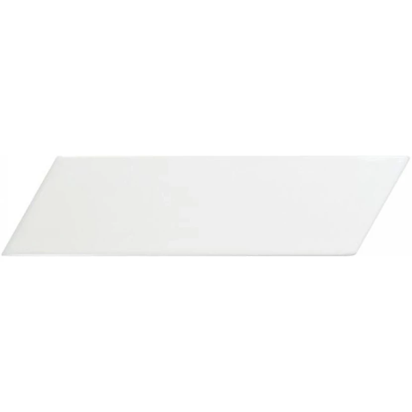 Керамическая плитка Equipe Chevron Wall White Left Matt 5,2x18,6