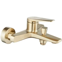 Смеситель для ванны Tokito Kin TOK-KIN-1014 с душевым гарнитуром, золотой матовый