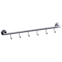 Планка с крючками Rainbowl Long 2231-6 для ванны, хром