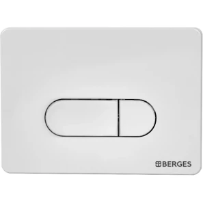 Изображение товара инсталляция для унитаза berges novum d4 040234 с кнопкой смыва, белый матовый