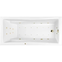 Акриловая ванна Whitecross Palace 0104.180080.100.ULTRA.GL 179,5x80 см, с гидромассажем, белый