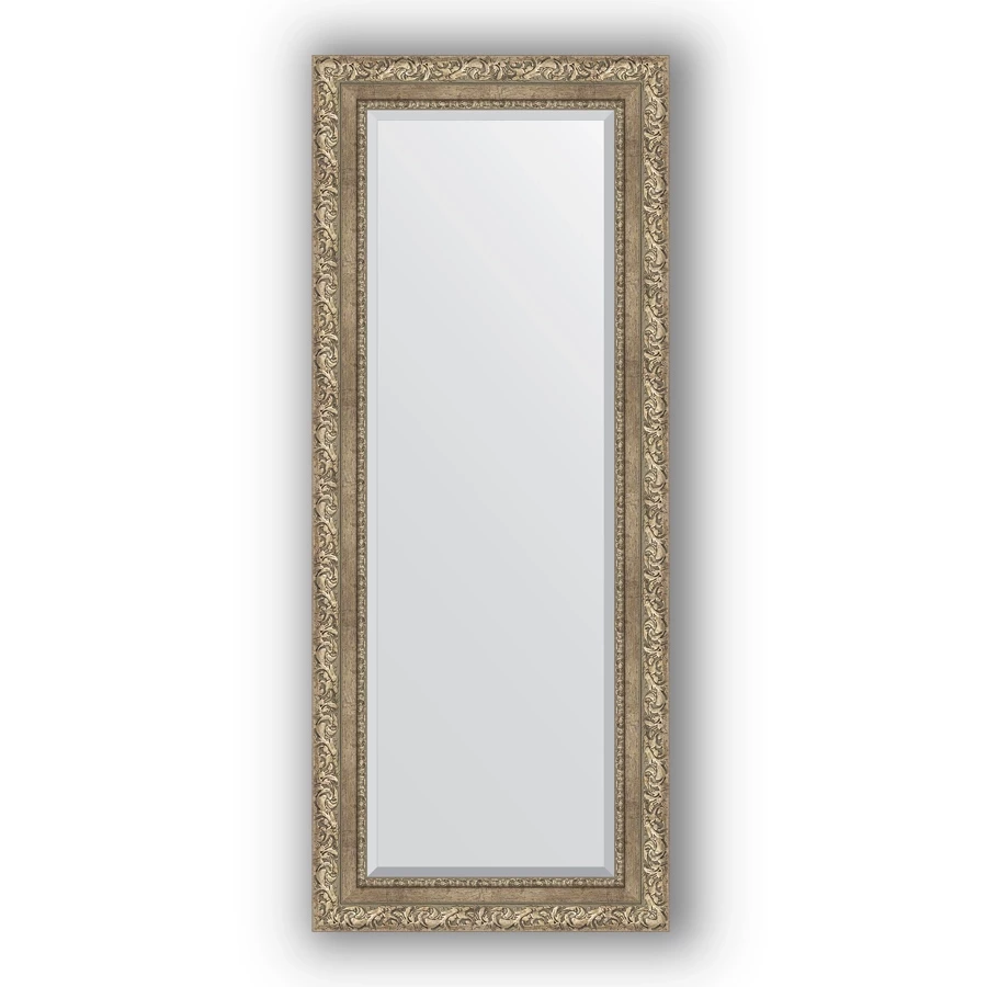 Зеркало 55x135 см виньетка античное серебро Evoform Exclusive BY 3513