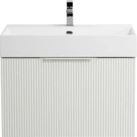 Тумба под раковину Cezares Premium 55436 70,4 см, подвесная, Plisse Bianco Opaco