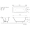 Чугунная ванна 150x70 см Vinsent Veron Concept VCO1507042 - 2